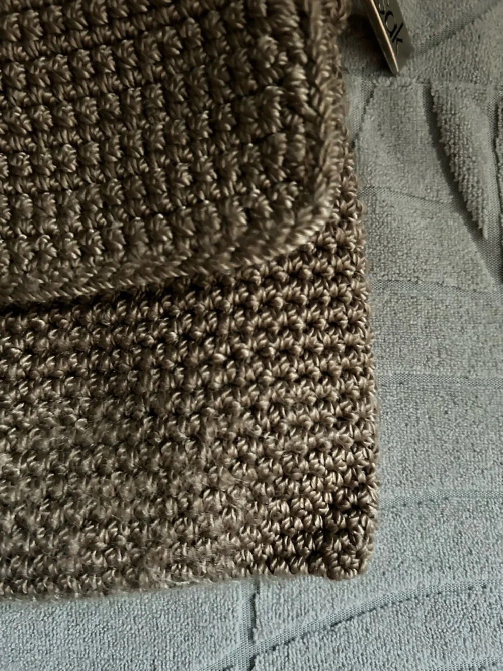 The Sak Small Brown Crochet Crossbody Bag - Picture 10 of 12